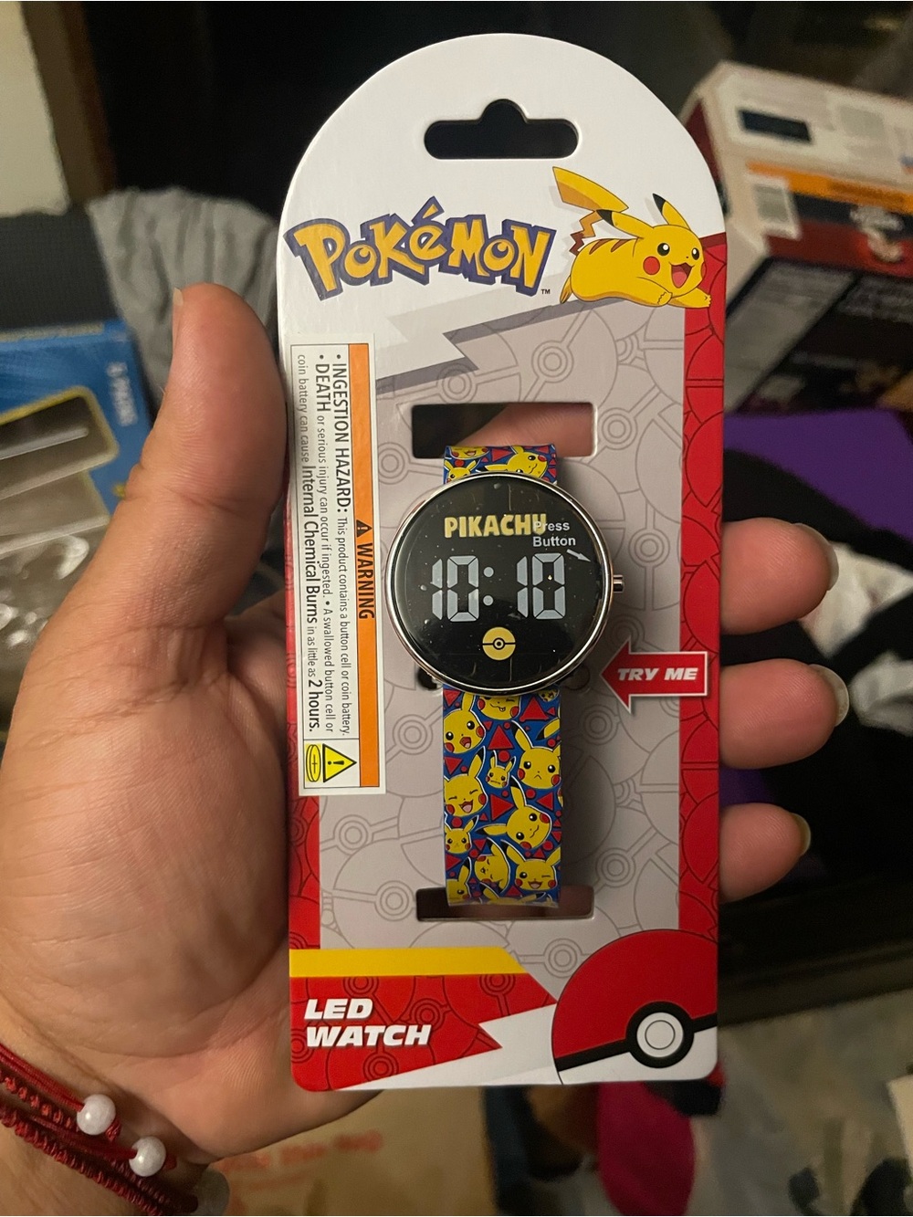 Pikachu LED Watch